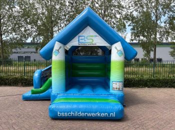 Mini huisje met glijbaan BS Schilderwerken