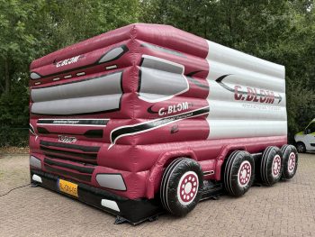 Springkussen Truck op maat Blom